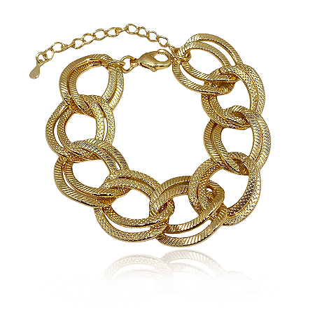 Pulseira Brigite Semijoia Ouro