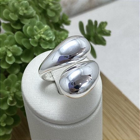 Anel Vai e Vem Semijoia Prata