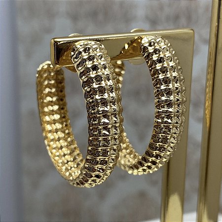 Brinco Argola Lia Semijoia Ouro