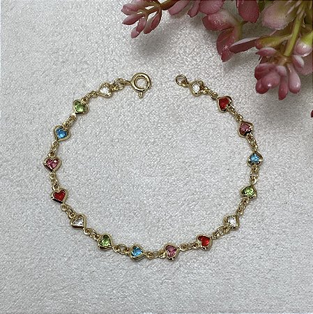 Pulseira Infantil Vivi Semijoia Ouro