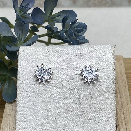 Brinco Solare Semijoia Prata