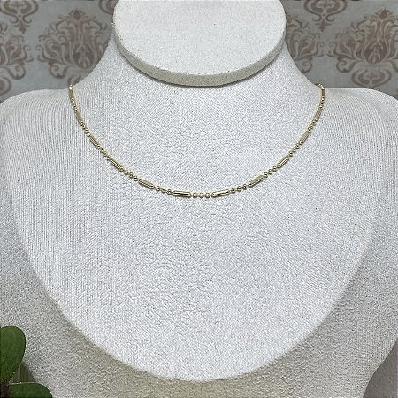 Colar Choker Agnes Semijoia Ouro