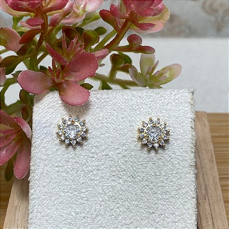 Brinco Solare Semijoia Ouro