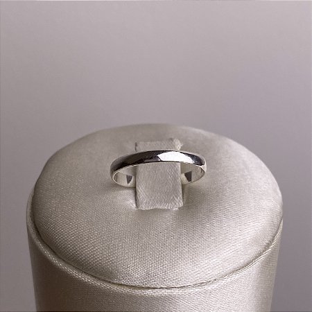 Aliança Lisa 2 mm Prata 925