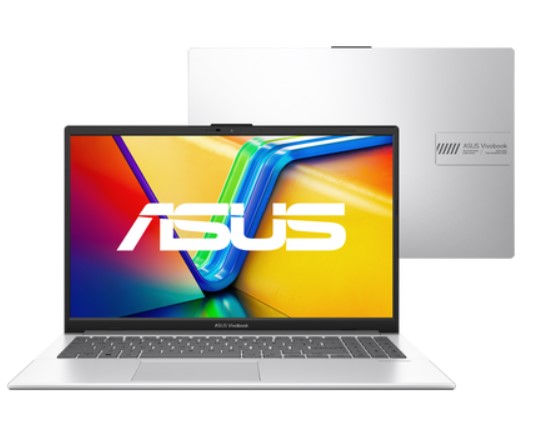 Notebook 16 Asus VivoBook 16 Core I7 12th 16GB 512GB FHD W11H prata