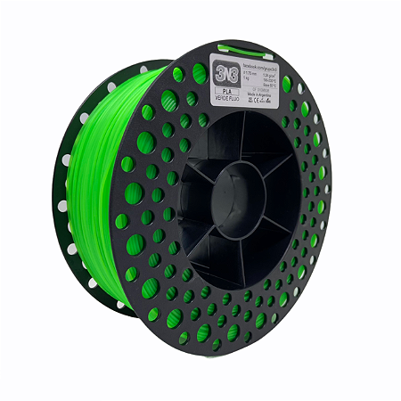 Filamento PLA 3N3 1KG Verde Fluo (1.75mm)