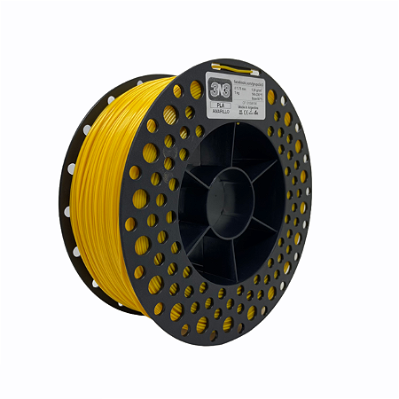 Filamento PLA 3N3 1KG Amarelo (1.75mm)