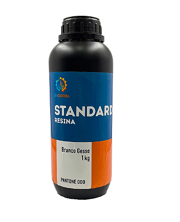 Resina 3D Curitiba - Standard 1kg Branco Gesso