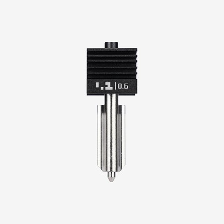 HOTEND COM BICO DE ACO TEMPERADO - 0,6 MM H2D