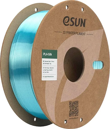 Filamento PLA eSUN Silk AQUA 1Kg (1.75mm)