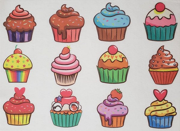 Fecha treco/Porta Guardanapo  - Cupcake
