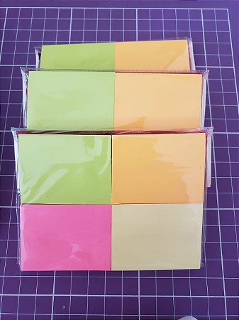 Bloco p/ recado 38x50 (4 blocos com 100 folhas)