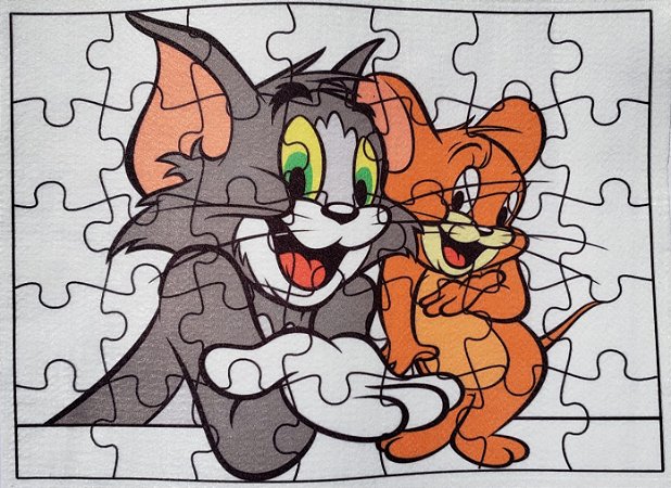 Quebra Cabeça Tom e Jerry