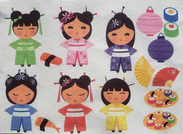 Kokeshis 10 Cm
