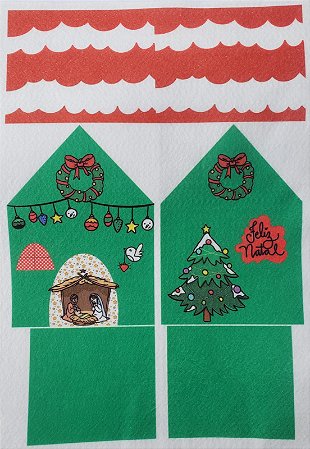 Casinha 3D Natal 2