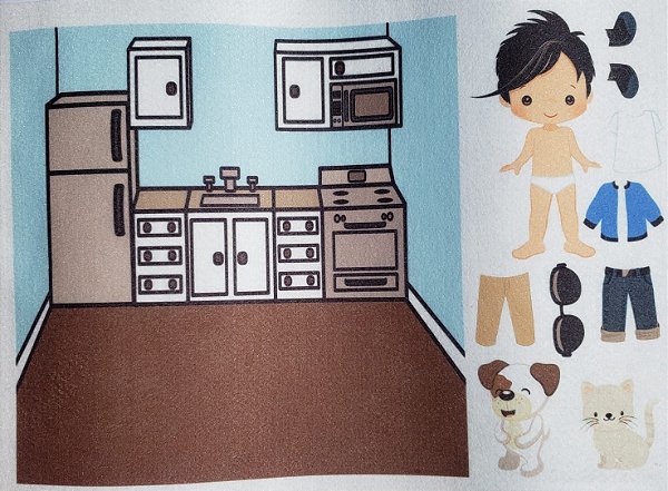 Livro- Bonequinhos de vestir e comodos 8