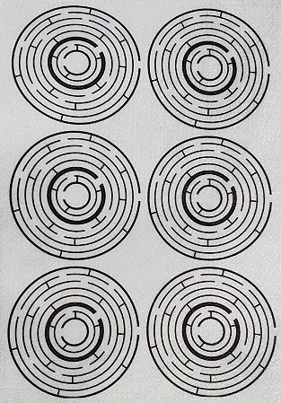 Livro para Páginas - Labirinto de Mão 9cm