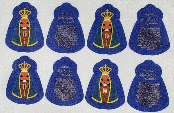 Nossa senhora Aparecida com oração com 4