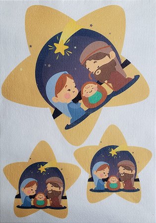 Estrelinha presépio Amarelo