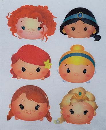Princesas Tsum para Chaveiros 1