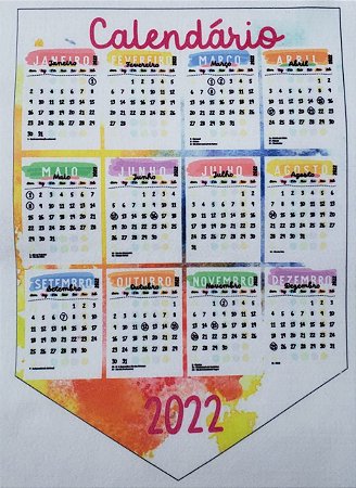 Flamula Calendário 2022