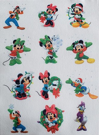 Fecha treco / porta guardanapo Mickey e Minnie 1
