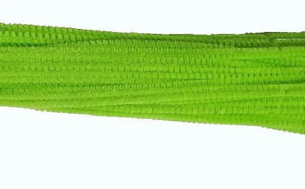 Hastes de chenille - limpa cachimbo 30cm Verde