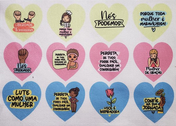 Coração Dia Internacional da Mulher  Candy