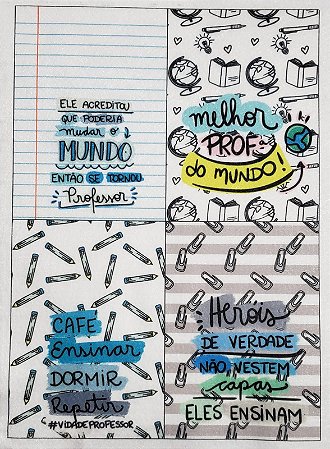 Saquinho porta sabonete e etc-  professor 2