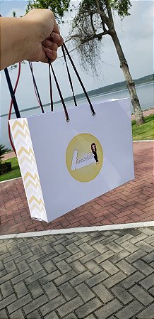 Sacola Papel com SUA LOGO