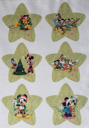 Estrelinha de Natal Mickey e Minnie 7