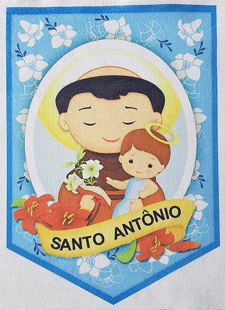 Flamula Santo Antônio com nome 1