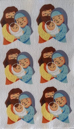 Estrelinha de Natal Presepio- A sagrada Familia