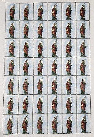 Mini Medalha para escapulário São Judas Tadeu