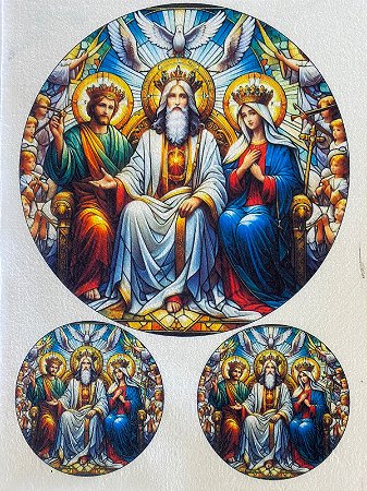 Vitral Divino Pai Eterno