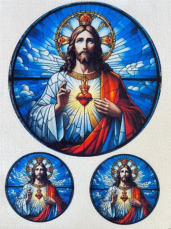 Vitral Sagrado Coração de Jesus