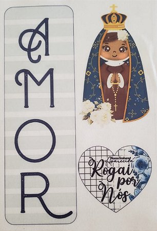 Placa de porta Religiosa Nossa Senhora Aparecida 1