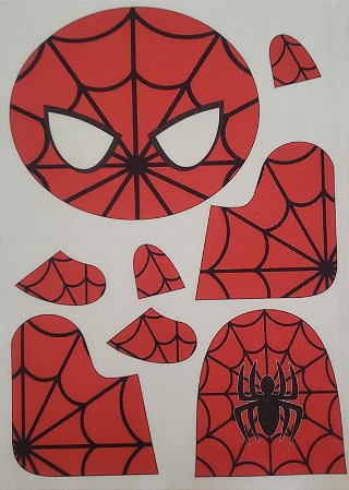 Partes do homem aranha sentado (molde disponivel para quem comprar)