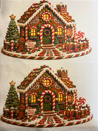 Casinha Gingerbread tradicional - Biscoito