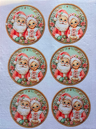 Bolinha Mamãe Noel e Papai Noel Candy