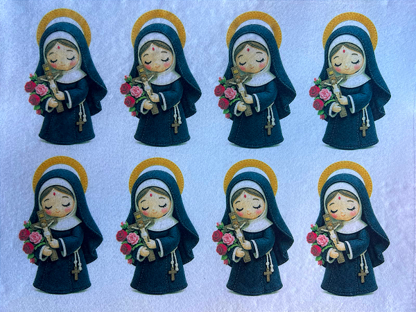 Santa Rita "Coleção Costurados a mão" 9cm