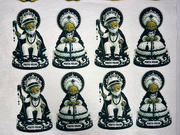 Orixá Preto Velho "Coleção Costurados a mão" 9cm