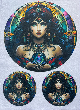 Vitral Mandala Cigana Encanto