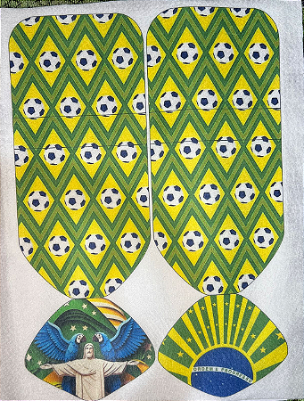 Bolsa Chaveiro Brasil