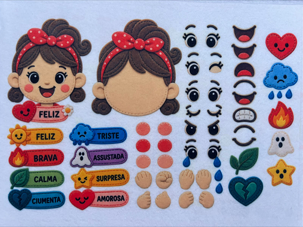 Minhas emoções meninas... "Costurados a Mão"