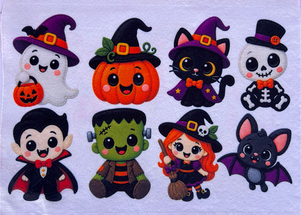 Halloween "Coleção costurados a mão"