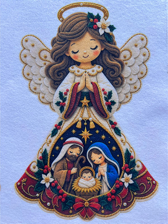 Anjo presepio "Coleção costurados a mão"