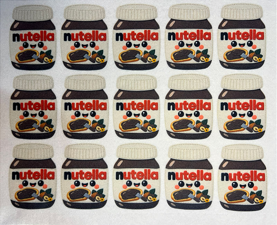 Fecha treco Nutella "Coleção Costurados a mão"
