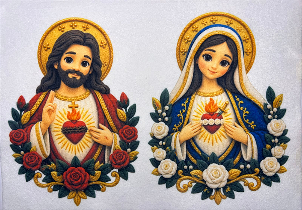 Sagrado coração de Jesus e Maria