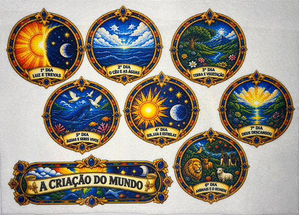 Vitral A Criaçao do Mundo